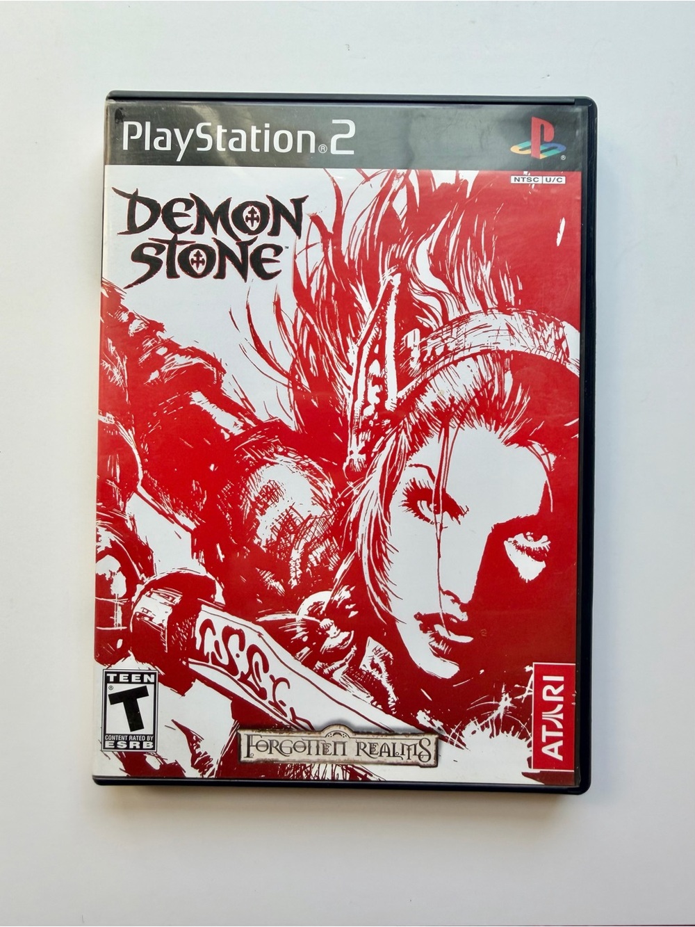 Forgotten Realms: Demon Stone PlayStation 2 PS2 CIB Video Game w/ Atari Stickers